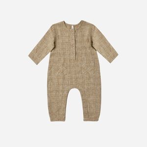 Rylee + Cru Long Sleeve Woven Jumpsuit